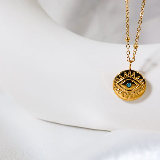 Golden Eye Necklace