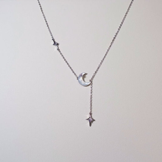 Moonlit Silver Necklace