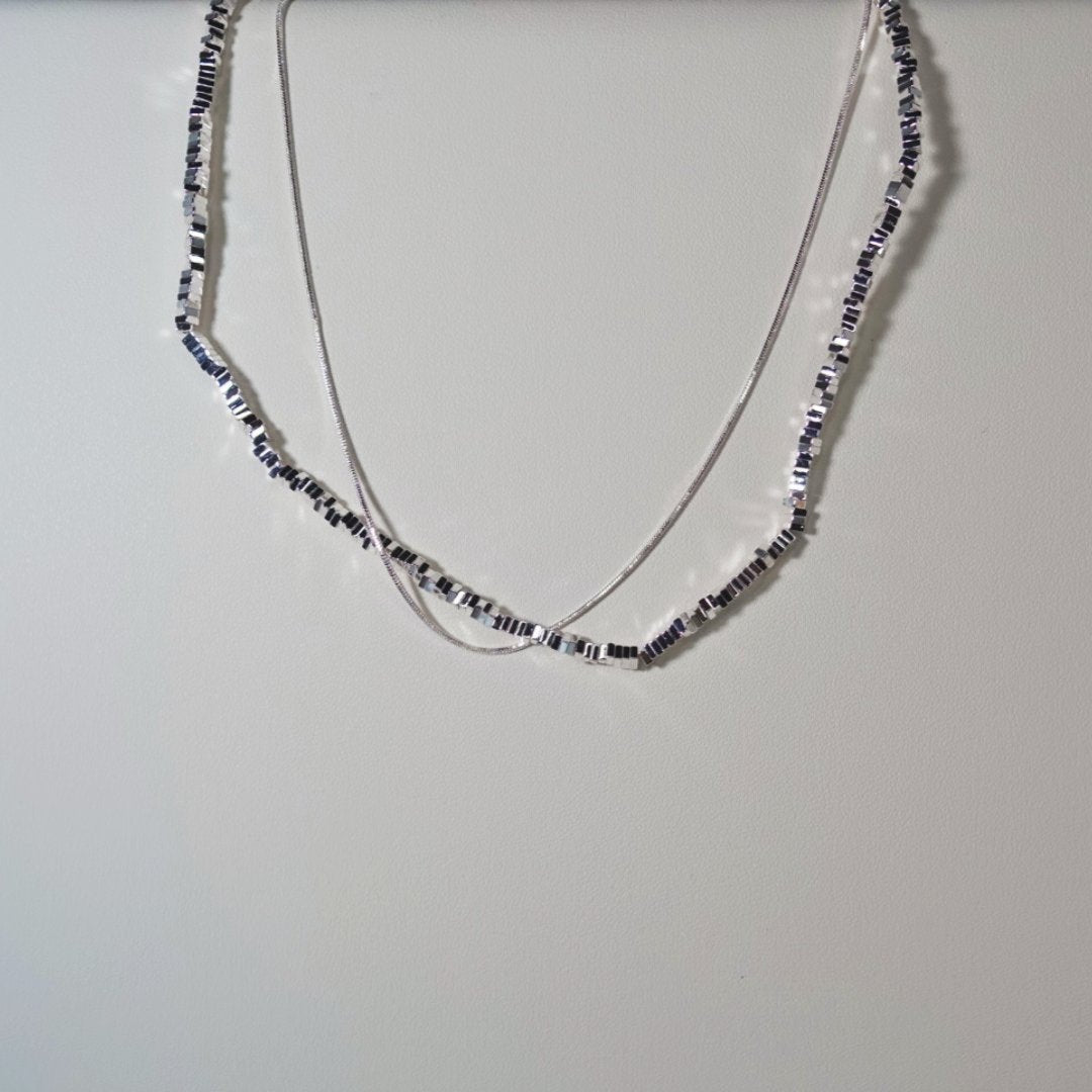 Silver Irregular Necklace