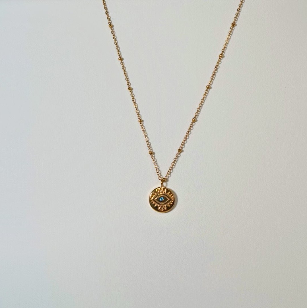 Golden Eye Necklace