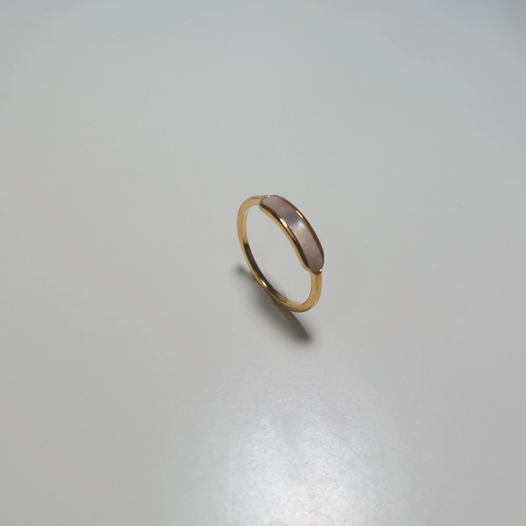 Moonstone Golden Ring